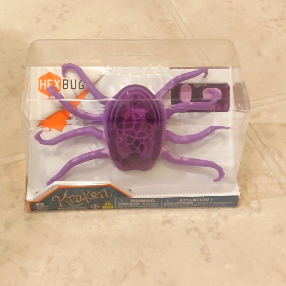 New!Purple Hexbug Remote Control robotic Kraken